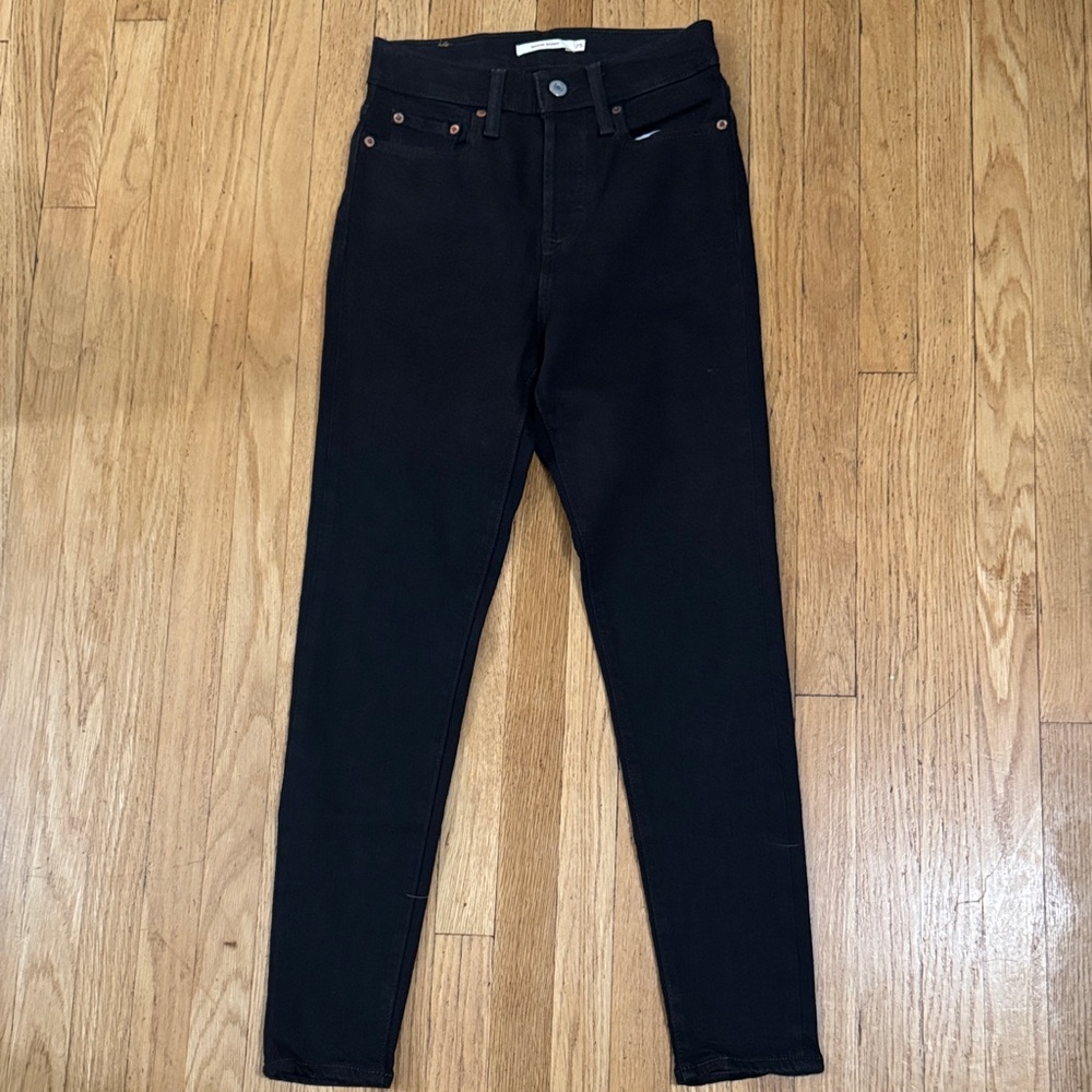 High Rise Black Jeans